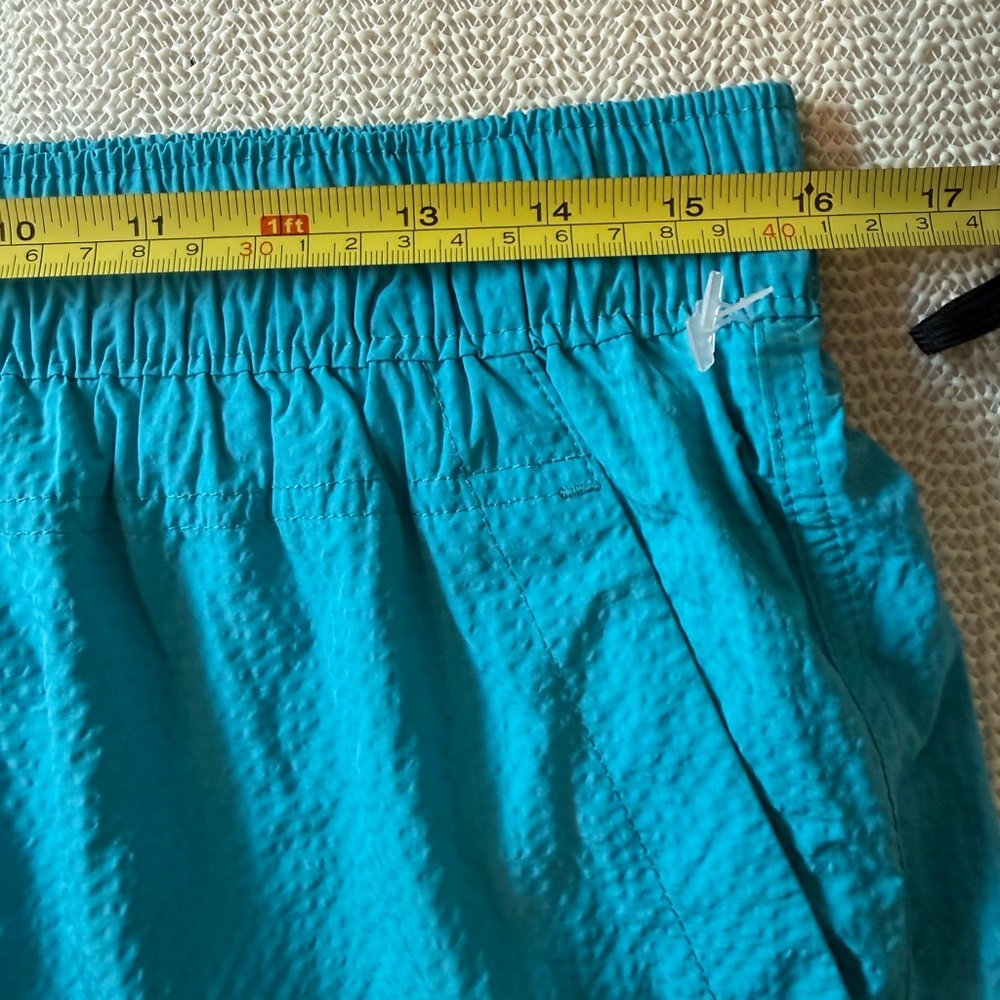 New Venroy Curved Hem Swim Men’s Short Aqua Blue L - Picture 14 of 16